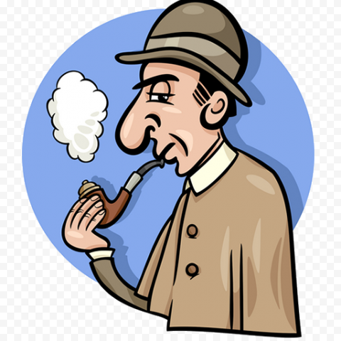 Sherlock Holmes Detective Drawing Private investigator, sherlock holmes cartoon, hat, hand, detective png