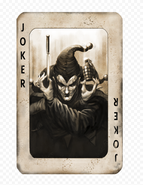 Joker Card PNG Clipart