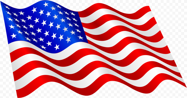 USA Flag Transparent Background