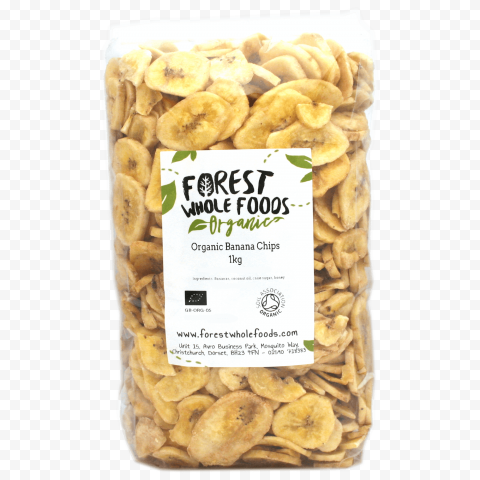 Organic Dried Banana Transparent PNG