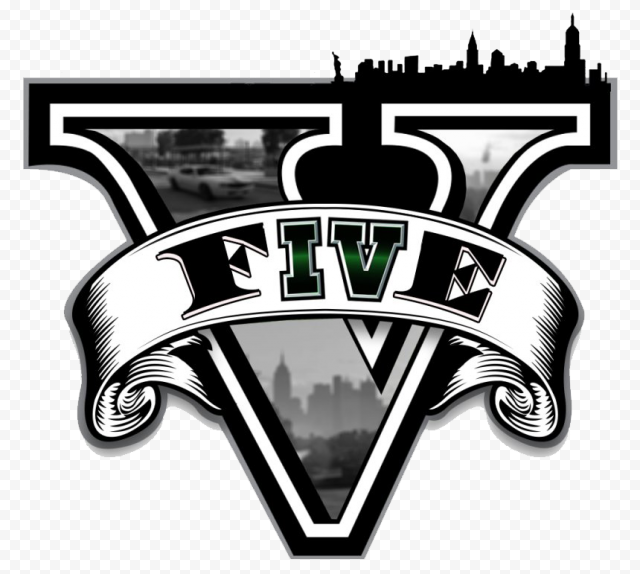 Grand Theft Auto V Logo PNG File