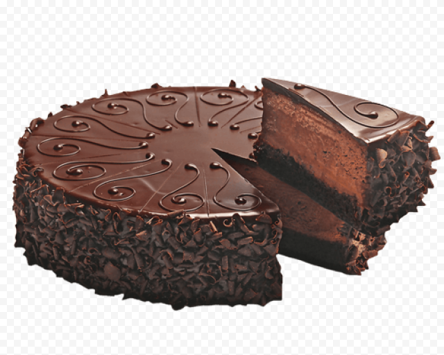 Birthday Chocolate Cake PNG File