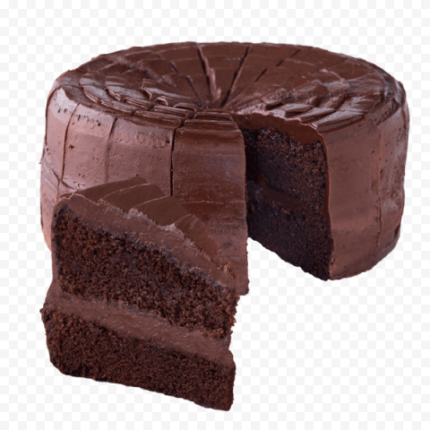 Dark Chocolate Cake PNG Clipart