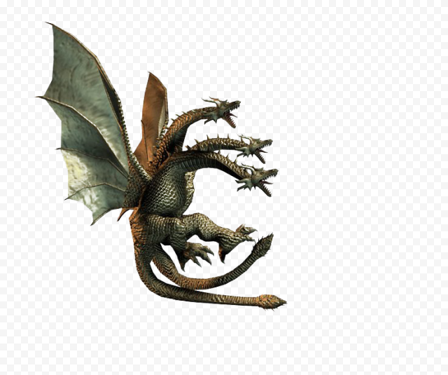 Cretaceous King Ghidorah PNG HD