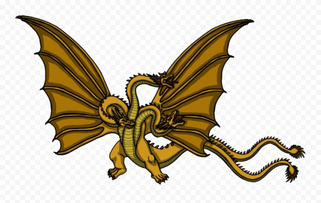 Cretaceous King Ghidorah PNG Image