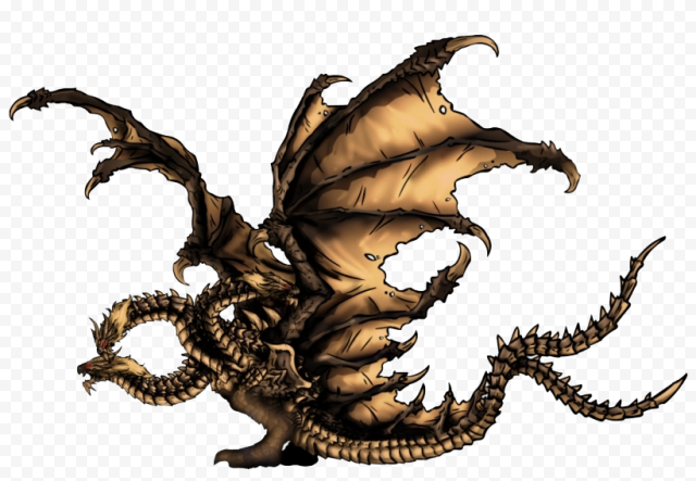 Cretaceous King Ghidorah PNG File