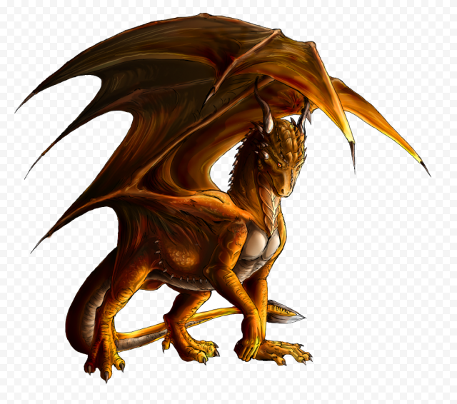 Realistic Dragon PNG Image