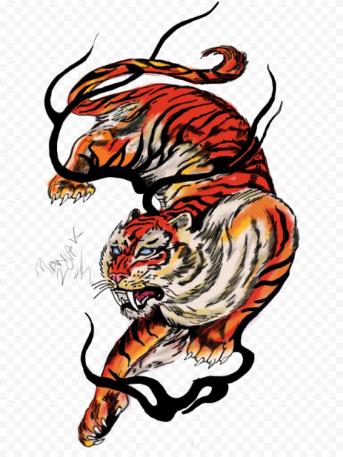 Tiger Tattoos PNG Free Download