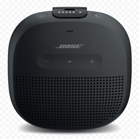 Black Bluetooth Speaker PNG Transparent
