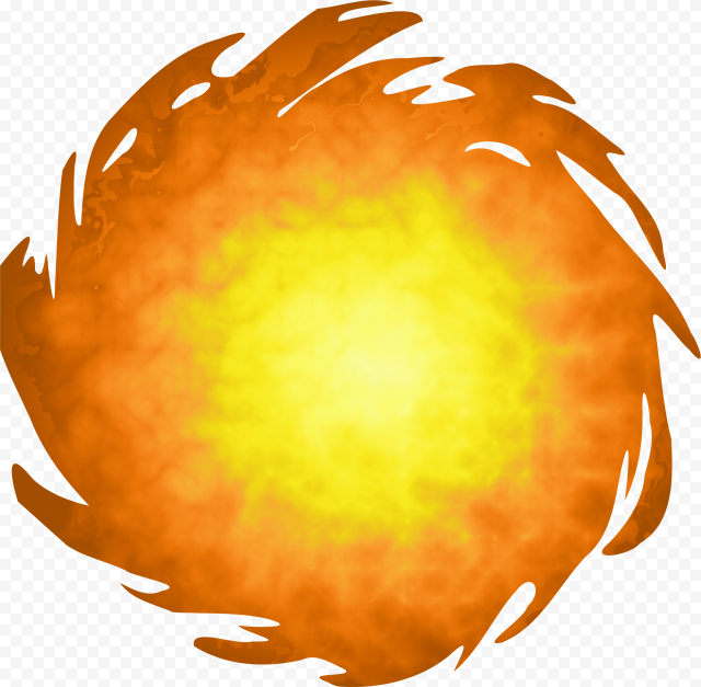 Fireball Vector Transparent PNG
