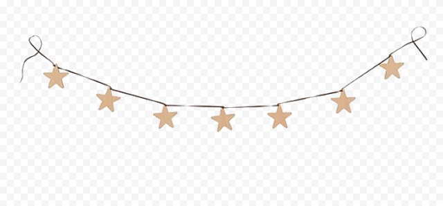Star Garland PNG Transparent