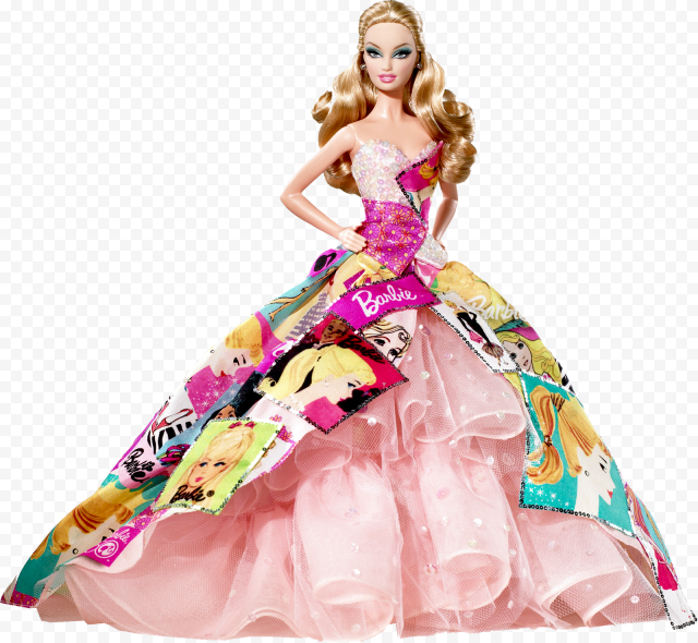 Barbie Doll Princess Gown PNG
