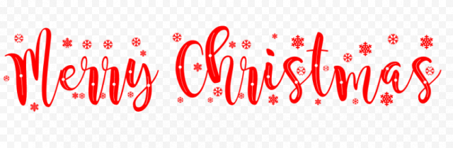 Happy Christmas Text Transparent Images PNG