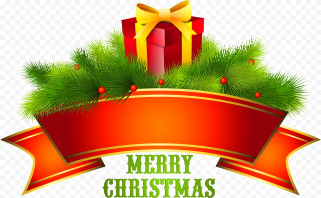 Happy Christmas Text PNG Clipart