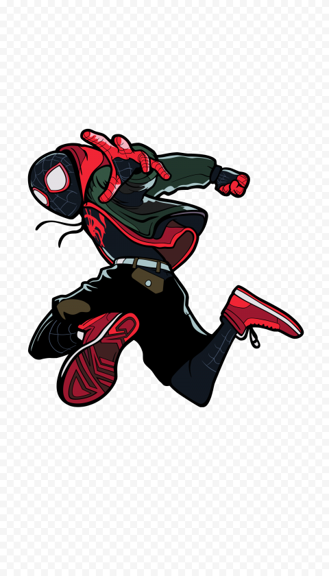 Miles Morales Spider Man PNG HD