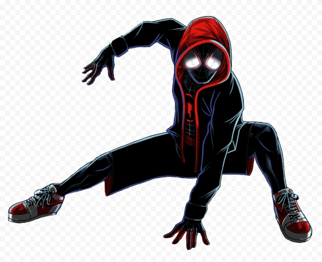 Miles Morales Spider Man PNG Transparent