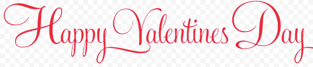 Valentines Day Text Transparent Background