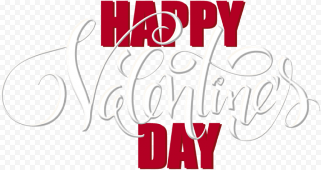 Love Valentines Day Text PNG Clipart