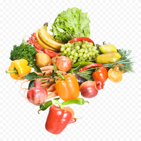 Organic Fruits And Vegetables PNG Pic
