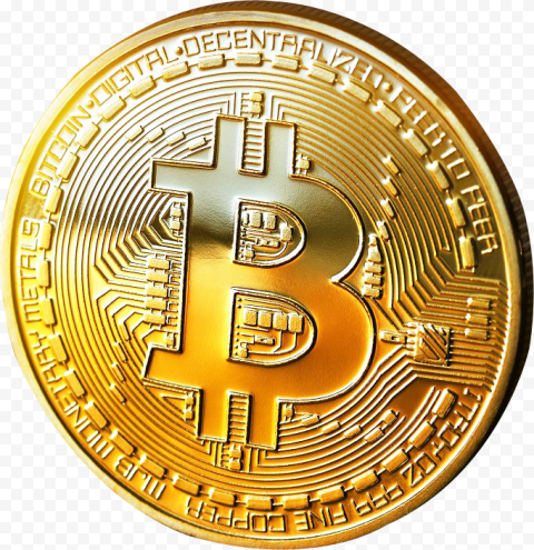 Bitcoin Gold Cryptocurrency, bitcoin, medal, material, metal