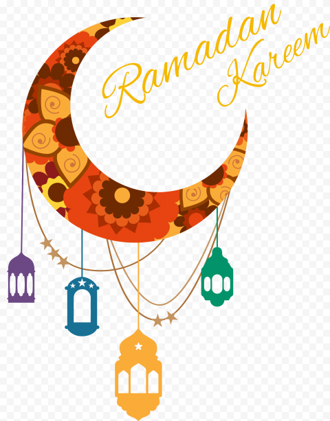 Ramadan Islam Illustration, Creative Halloween festival, Ramadan Kareem, happy Halloween, food, text