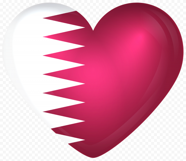 Qatar Flag Desktop Art, flower border, love, heart, magenta