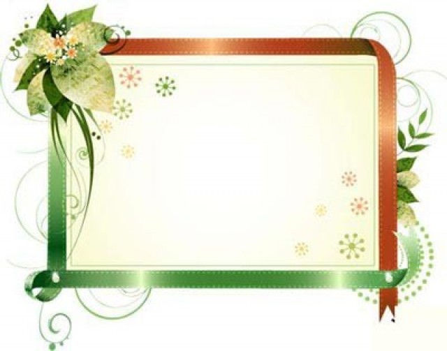 floral frames vectors4 background
