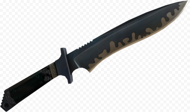 Black hunting knife illustration, Trouble in Terrorist Town Kitchen knife Weapon, tactical black knife, assault Rifle, dagger, knives