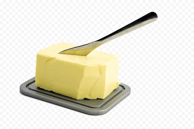 Butter and slicer on gray plate, Butter Spread Food, Butter s, cheese, bread, biscuit