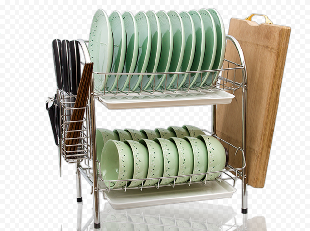 Stainless steel plate rack, Table Bowl Kitchen Plate Chopsticks, Creative dishes child, png Material, furniture, child