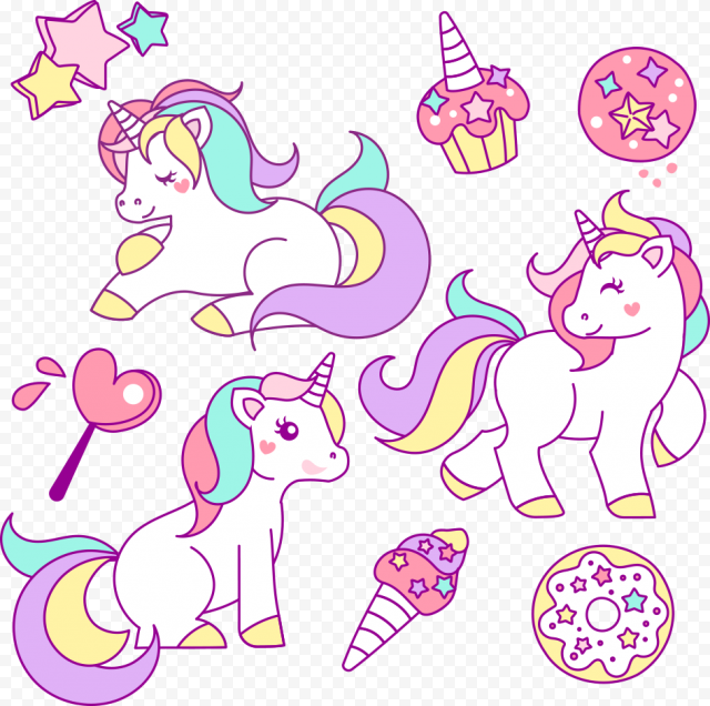 White unicorn illustration, Unicorn Drawing Illustration, cute pony, purple, text, happy Birthday Vector