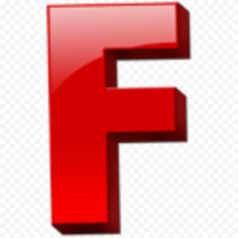 F Alphabet PNG