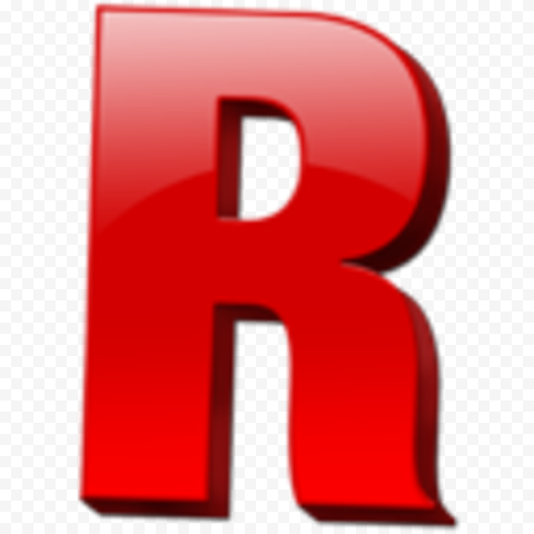 R Alphabet PNG