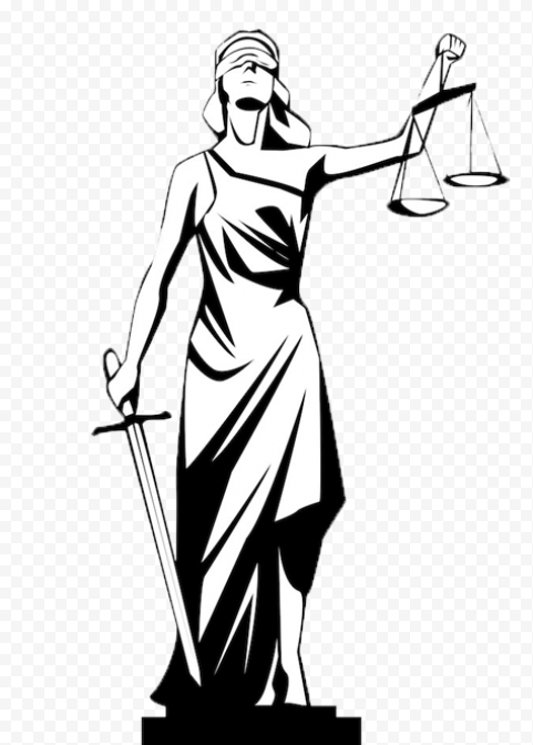 Lady Justice Drawing, symbol, white, monochrome, measuring Scales