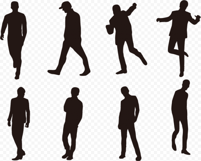 Silhouette of people, Silhouette, People Silhouette, white, animals, human