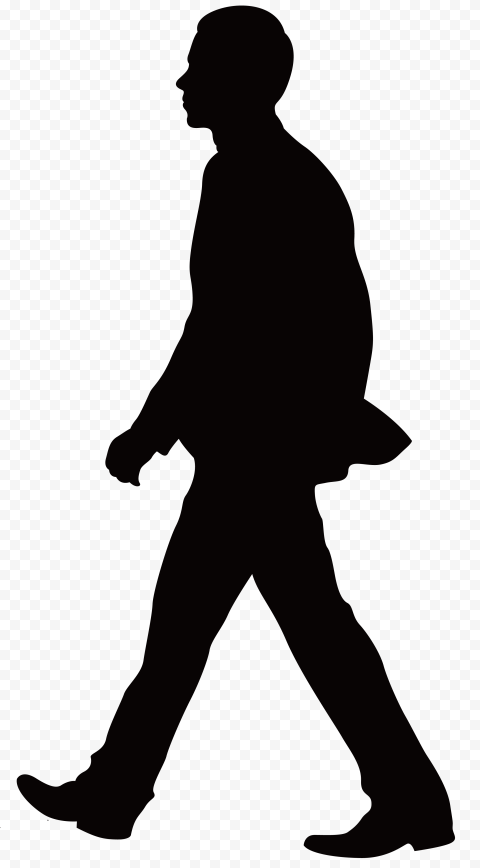Silhouette of man art, Silhouette, Man silhouette, animals, hand, business Man