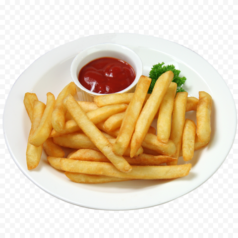 Fries on plate, French fries Potato chip Fried rice Frying, French fries, food, recipe, ketchup