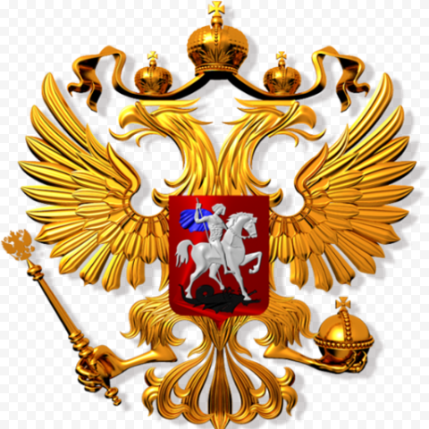Gold phoenix logo, Coat of arms of Russia Symbol President of Russia, Russia, flag, world, russia