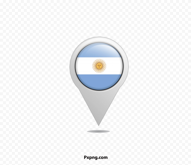 HD Victor argentina flags map pointer PNG IMAGE