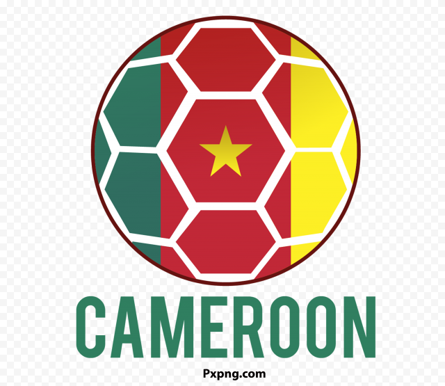 HD Flag Cameroon in football PNG