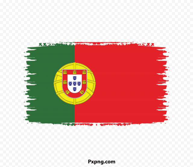 HD PNG Portugal Flag With Brush Transparent Image