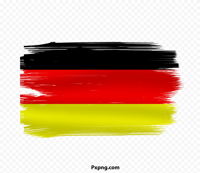 HD PNG Germany Flag With Brush Transparent Image