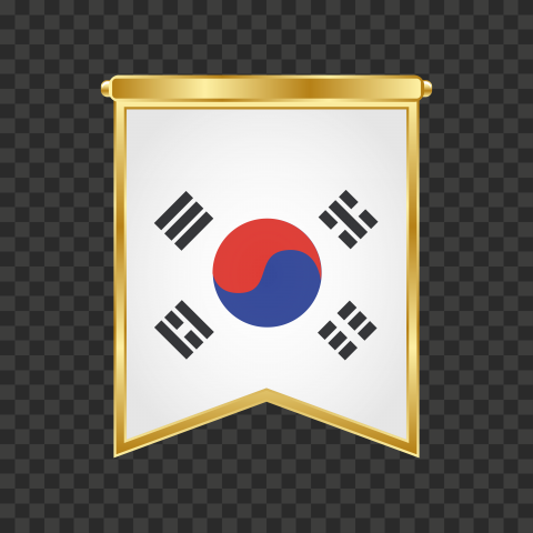 HD south korea flag vector with PNG IMG